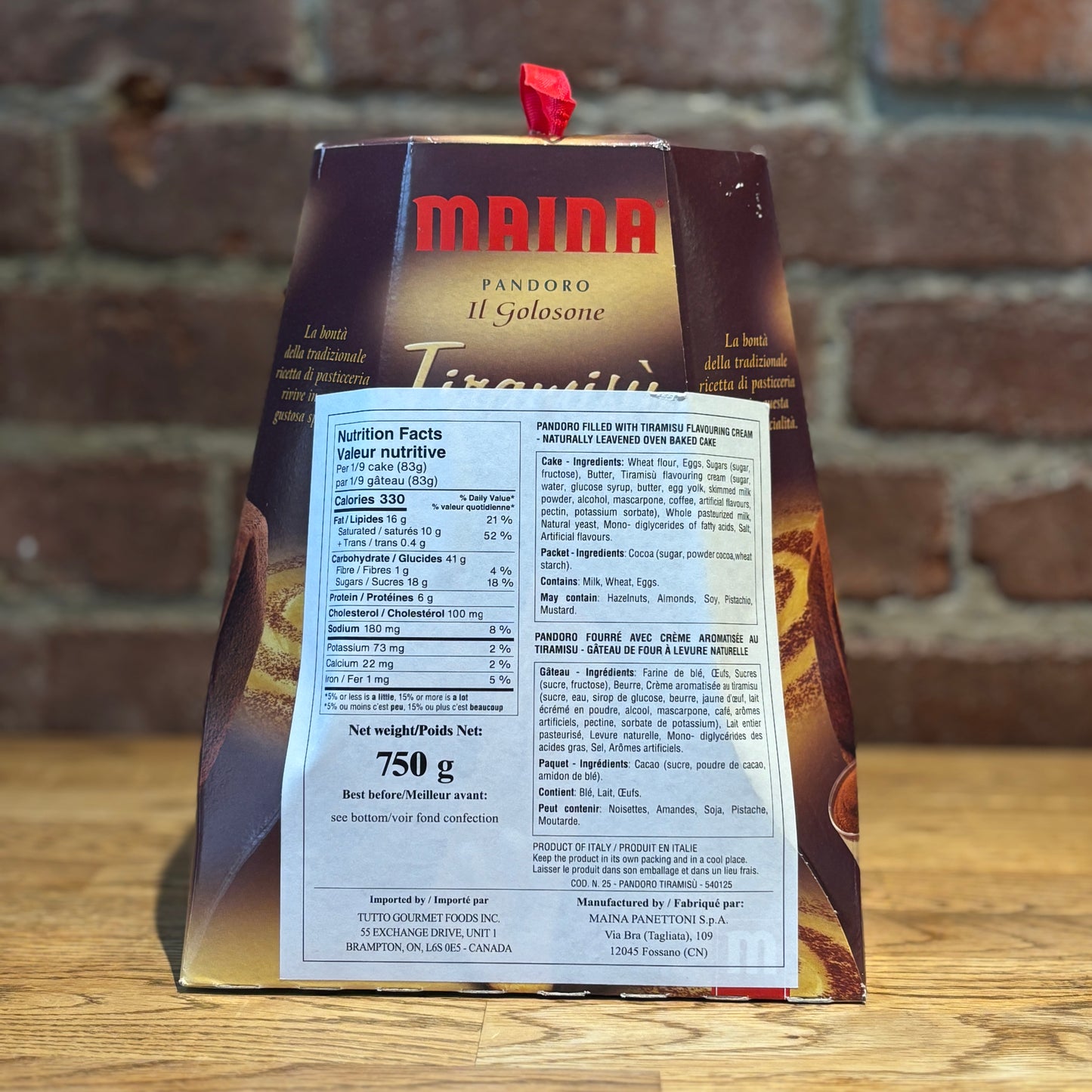 Maina Il Pandoro Tiramisu