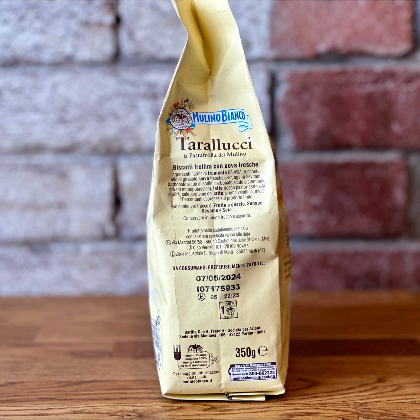 Tarallucci Cookies - Mulino Bianco - 350g