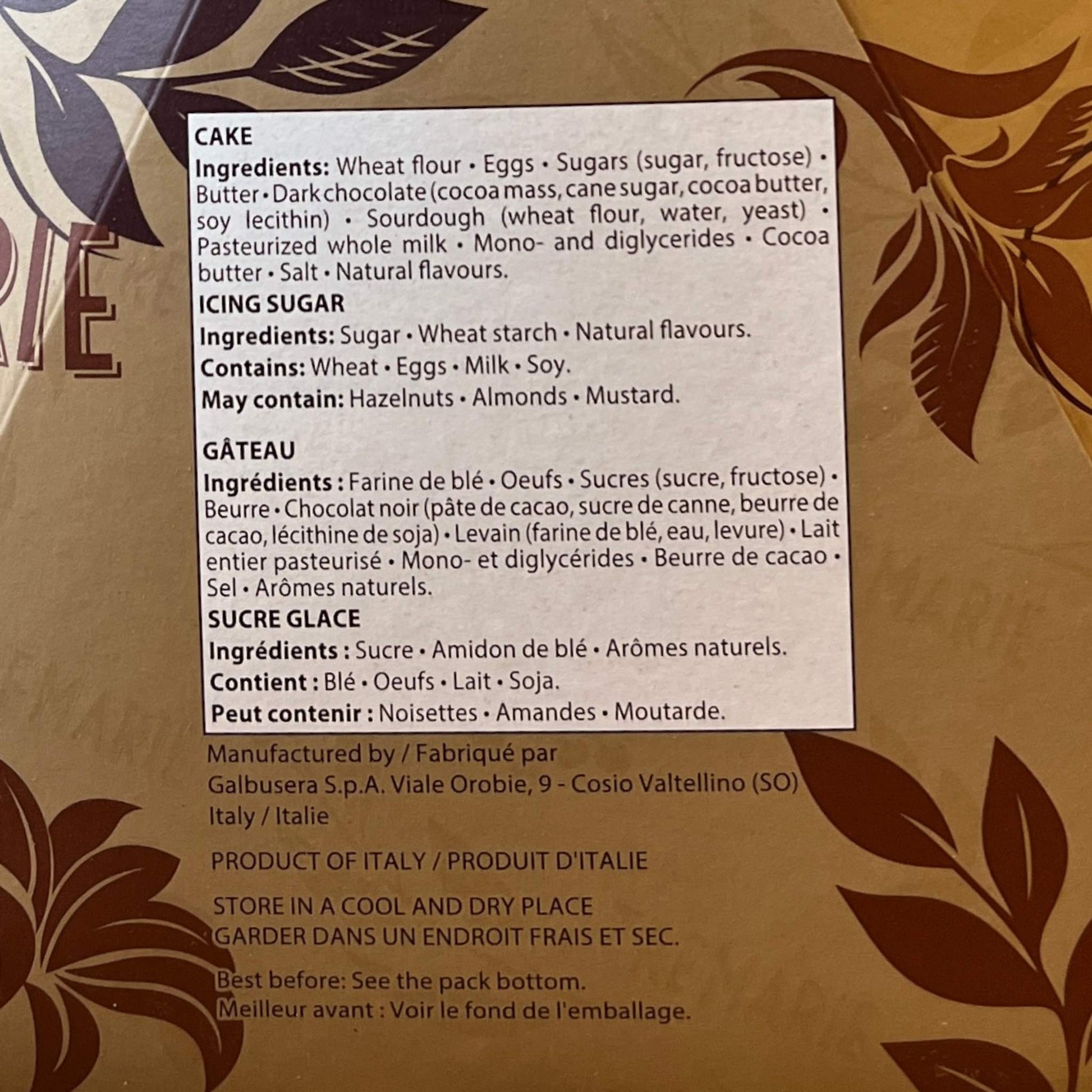 Ingredients