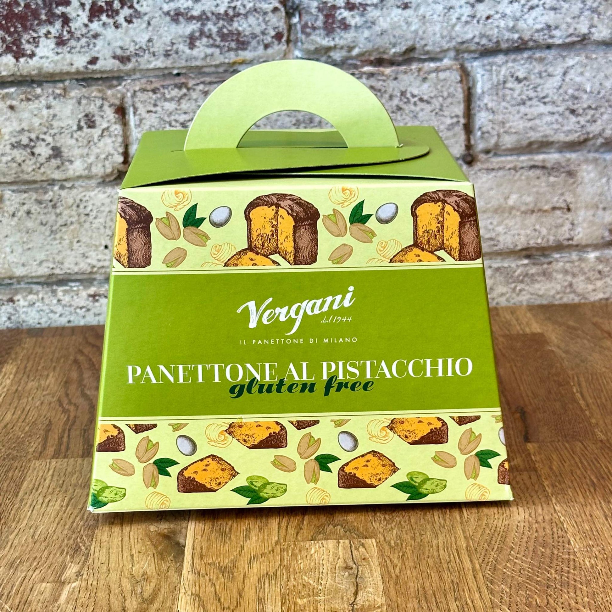 Vergani Gluten Free Pistachio Panettone
