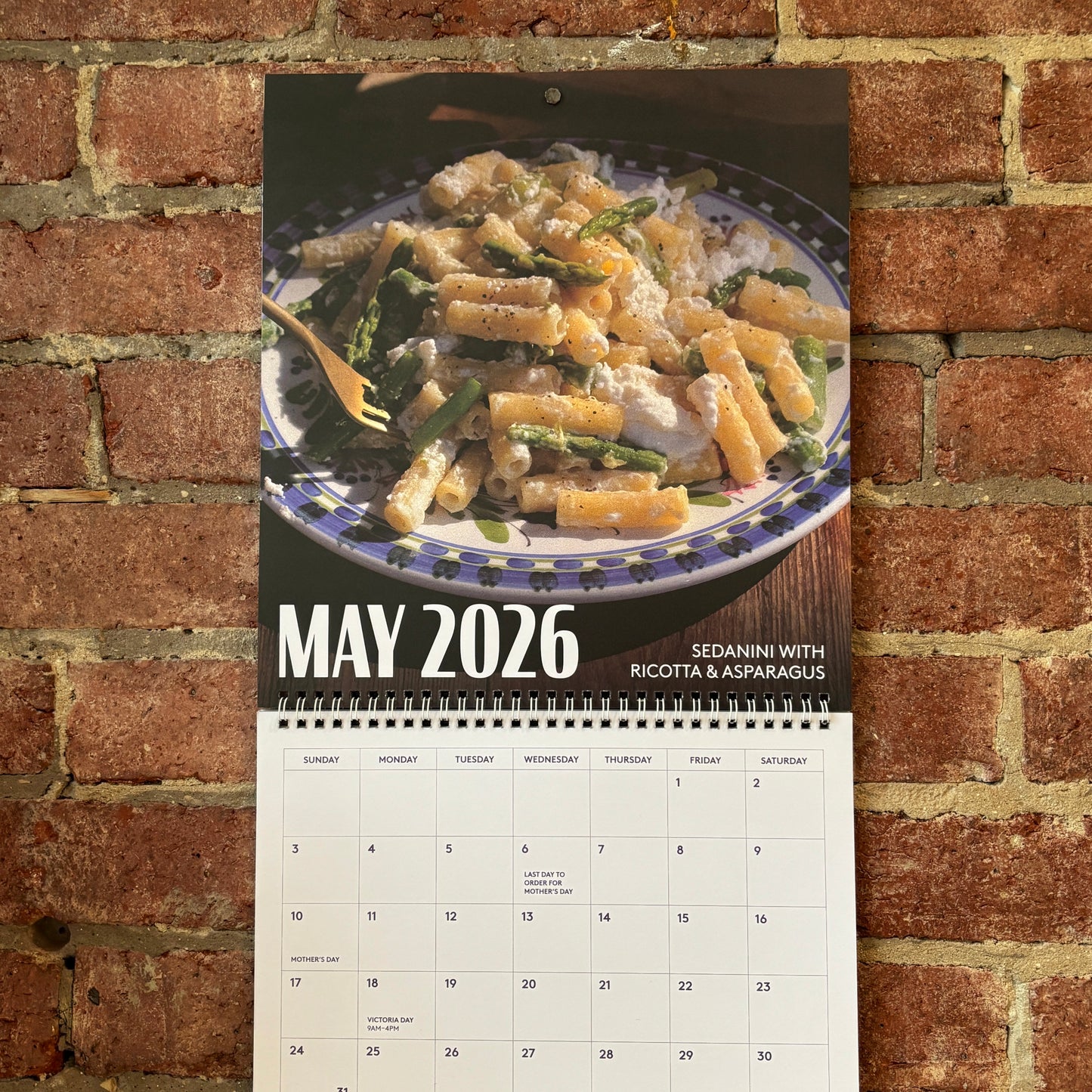 Pasta Calendar 2026