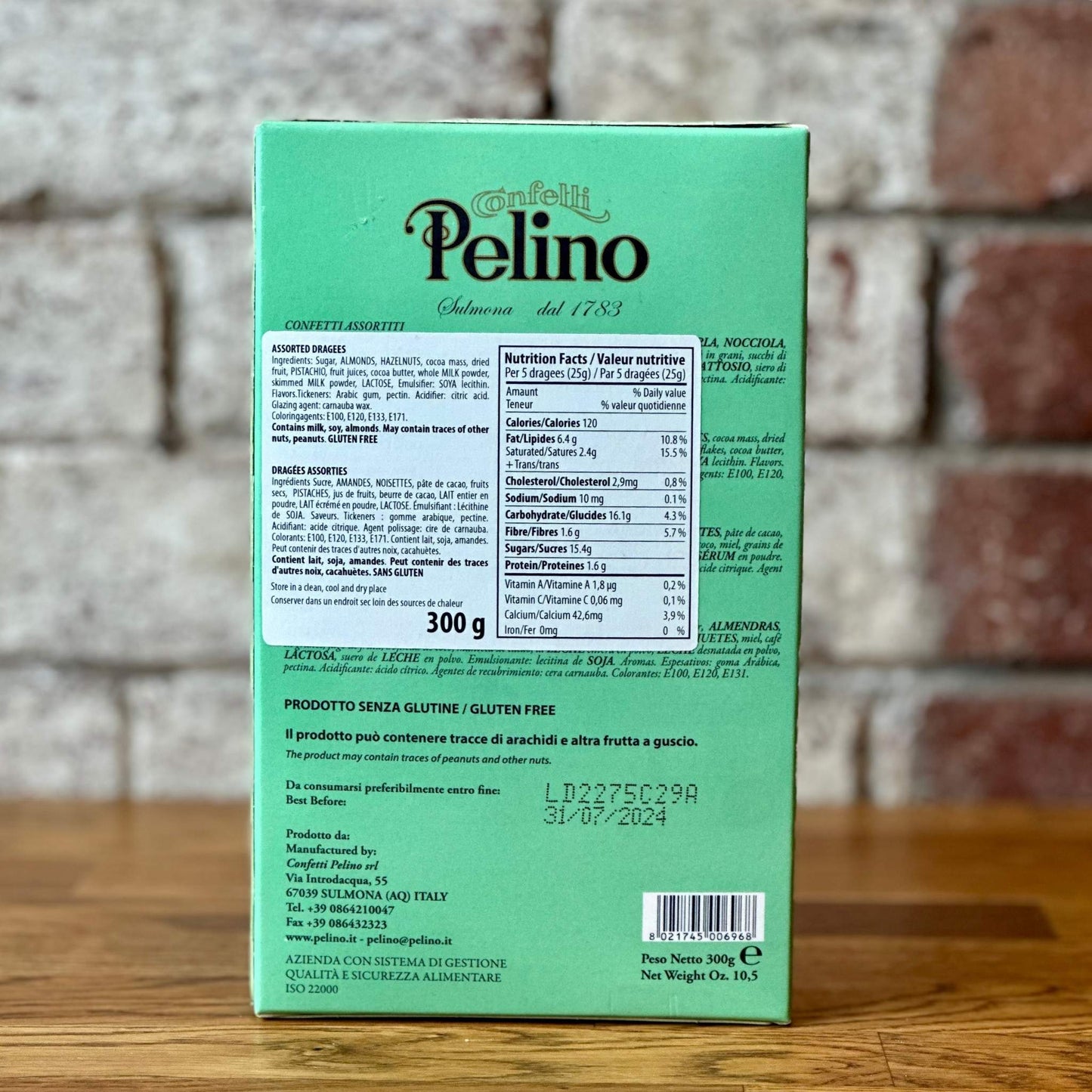 Assorted Dragees Pelino 300g - Confetti