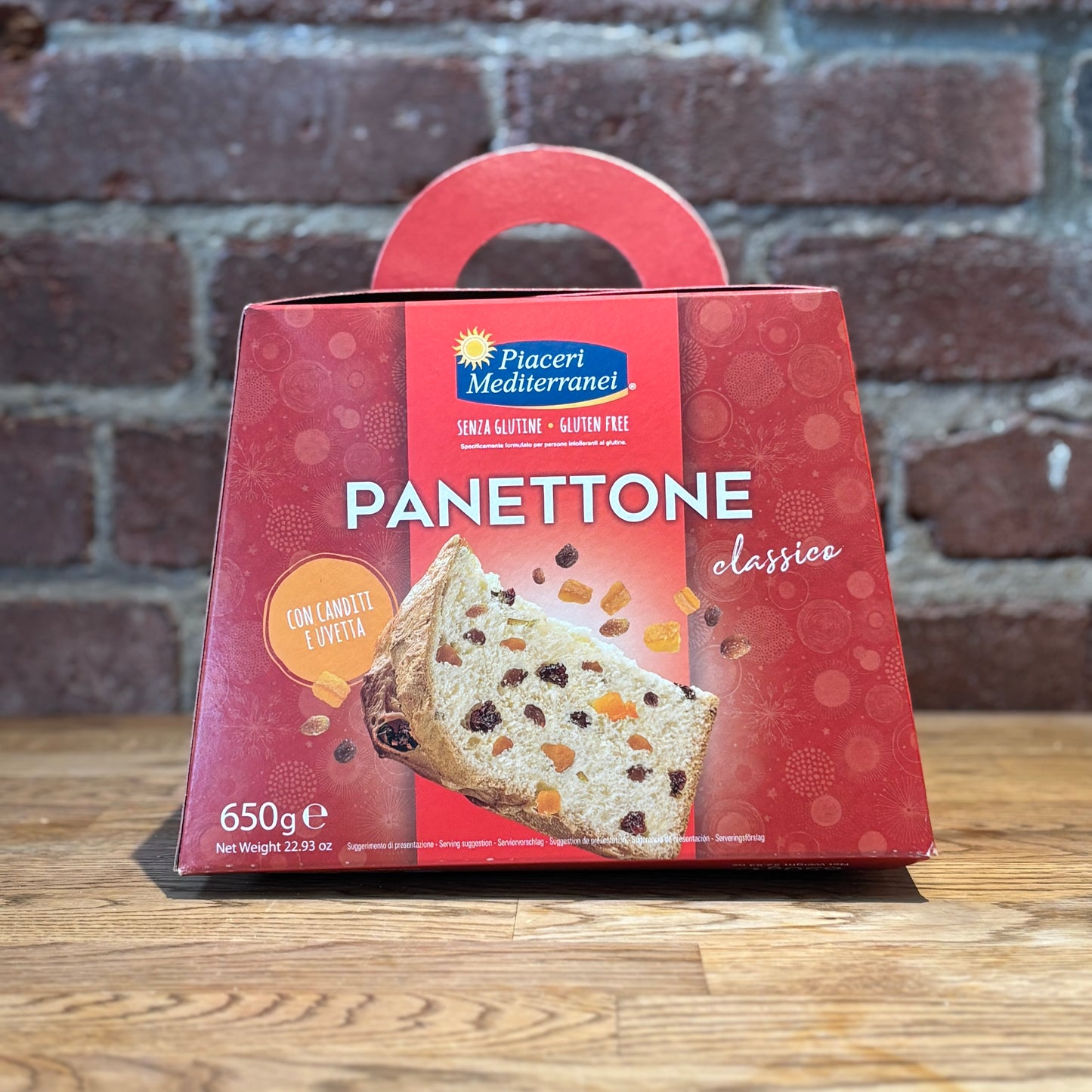 Piaceri Mediterranei Panettone Classico (Gluten Free)