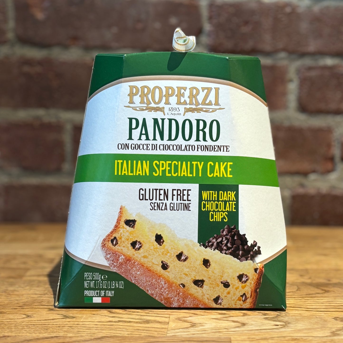 Properzi Pandoro with Chocolate Chips (Gluten Free)