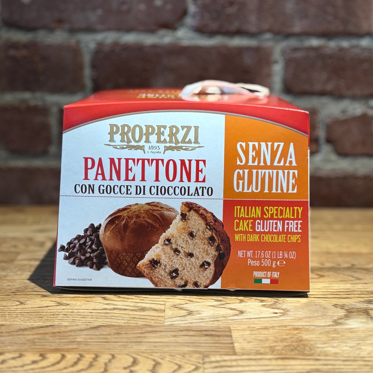 Properzi Panettone with Chocolate Chips (Gluten Free)