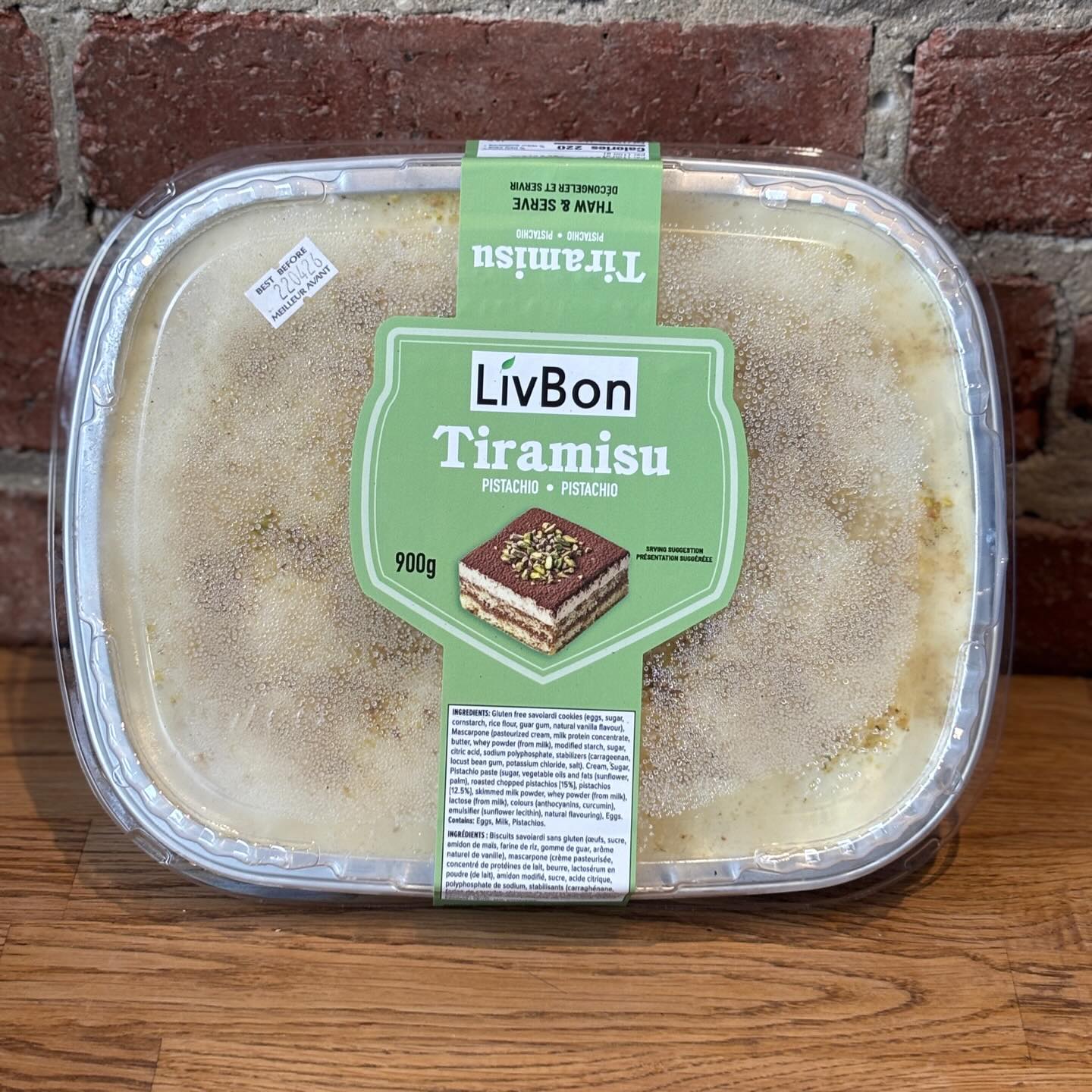 Tiramisu Pistachio (Gluten Free)