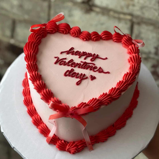 Valentine's Heart Cake