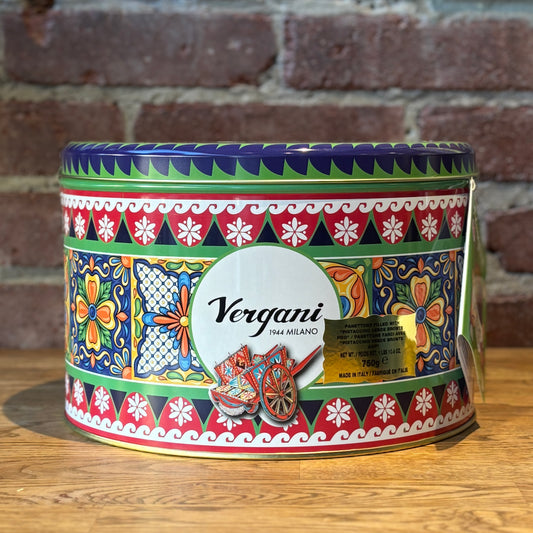 Vergani Panettone con Pistacchio Verde di Bronte Dop