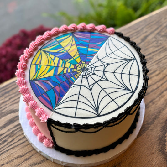 Wednesday Addams Cake