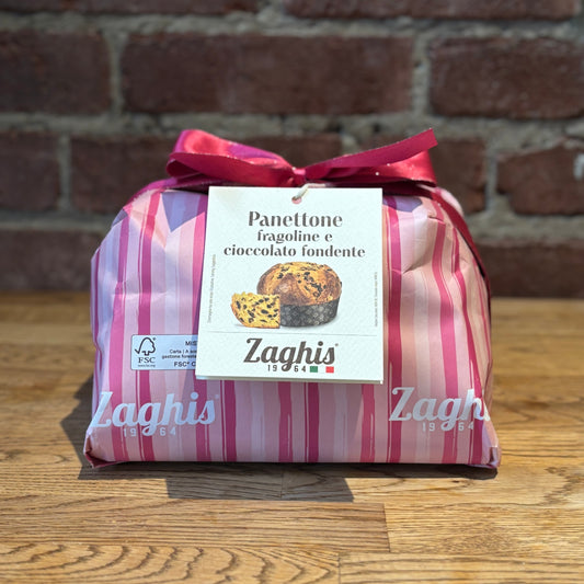 Zaghis Panettone Strawberries and Dark Chocolate Chips