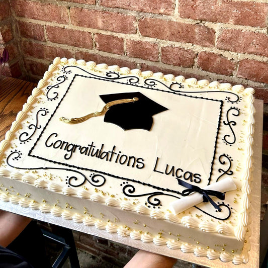 Graduation Slab Cake