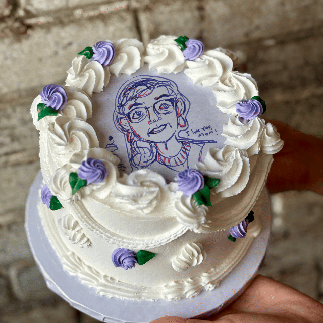 Draw Your Mom Cake