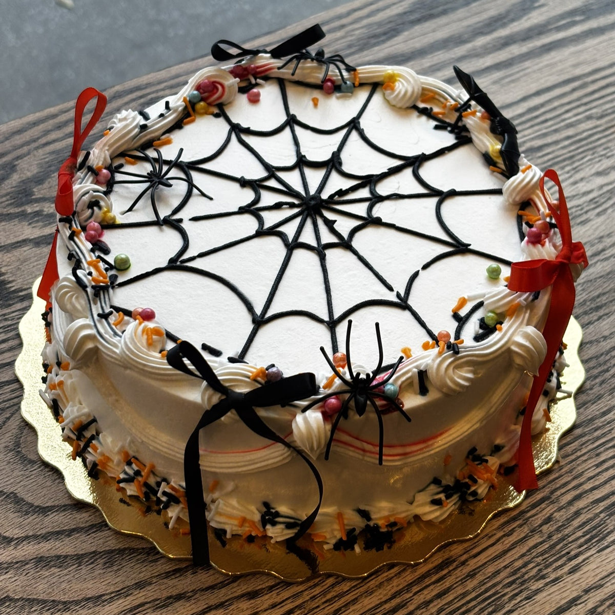 Halloween Ribbon Cake