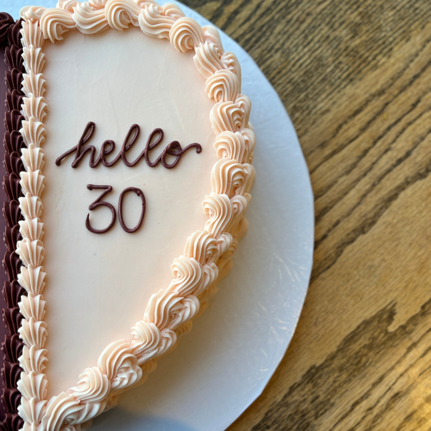 RIP Decade Heart Cake
