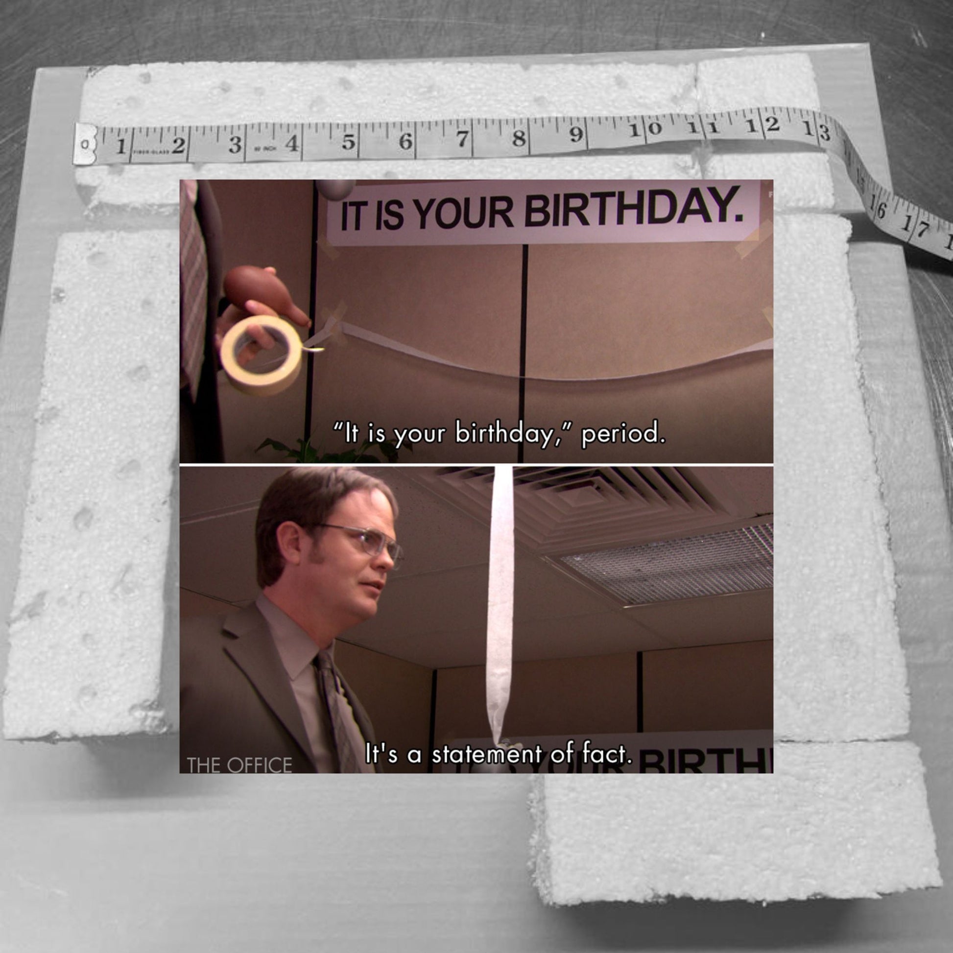 The Office birthday room scene