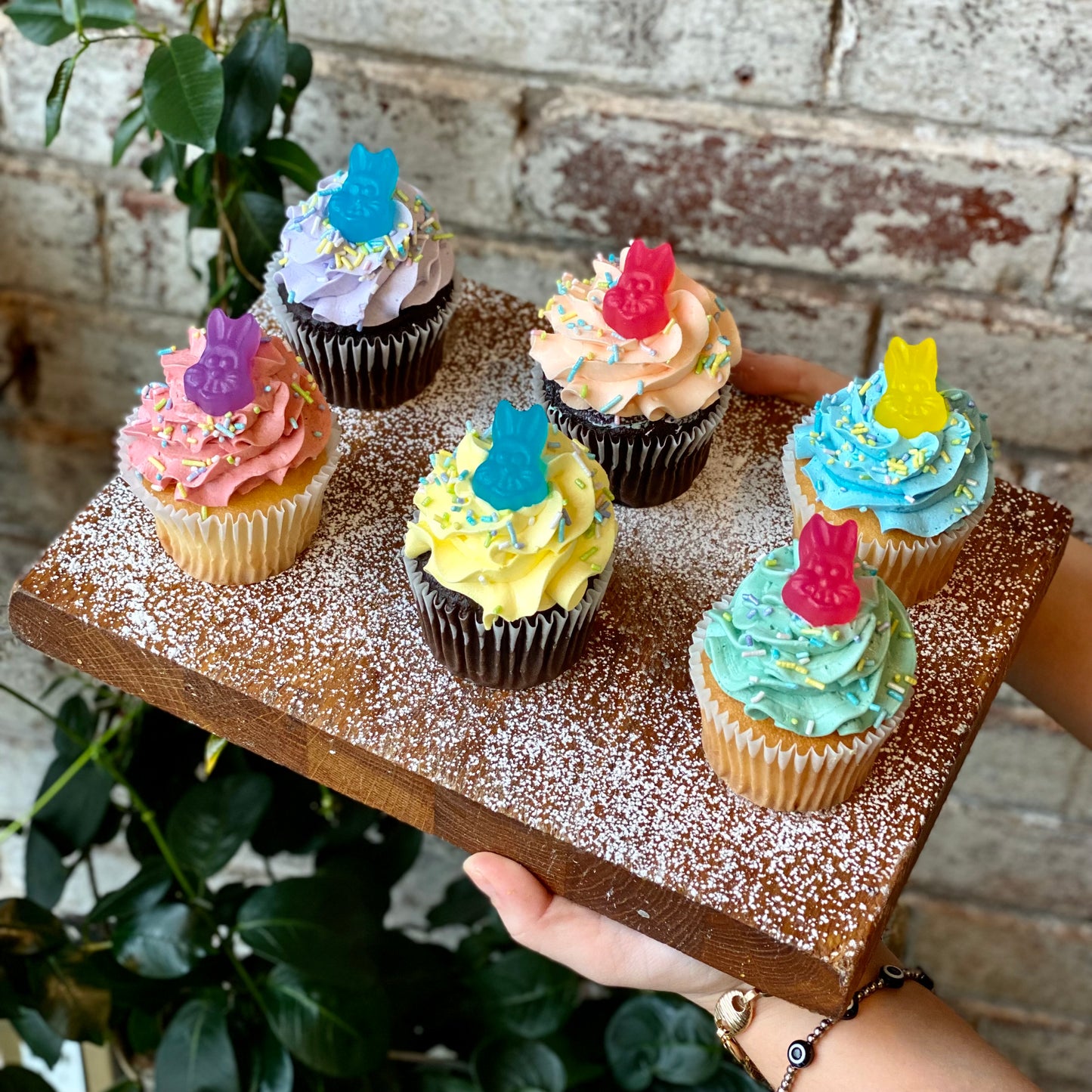 Gummy Bunny Cupcake