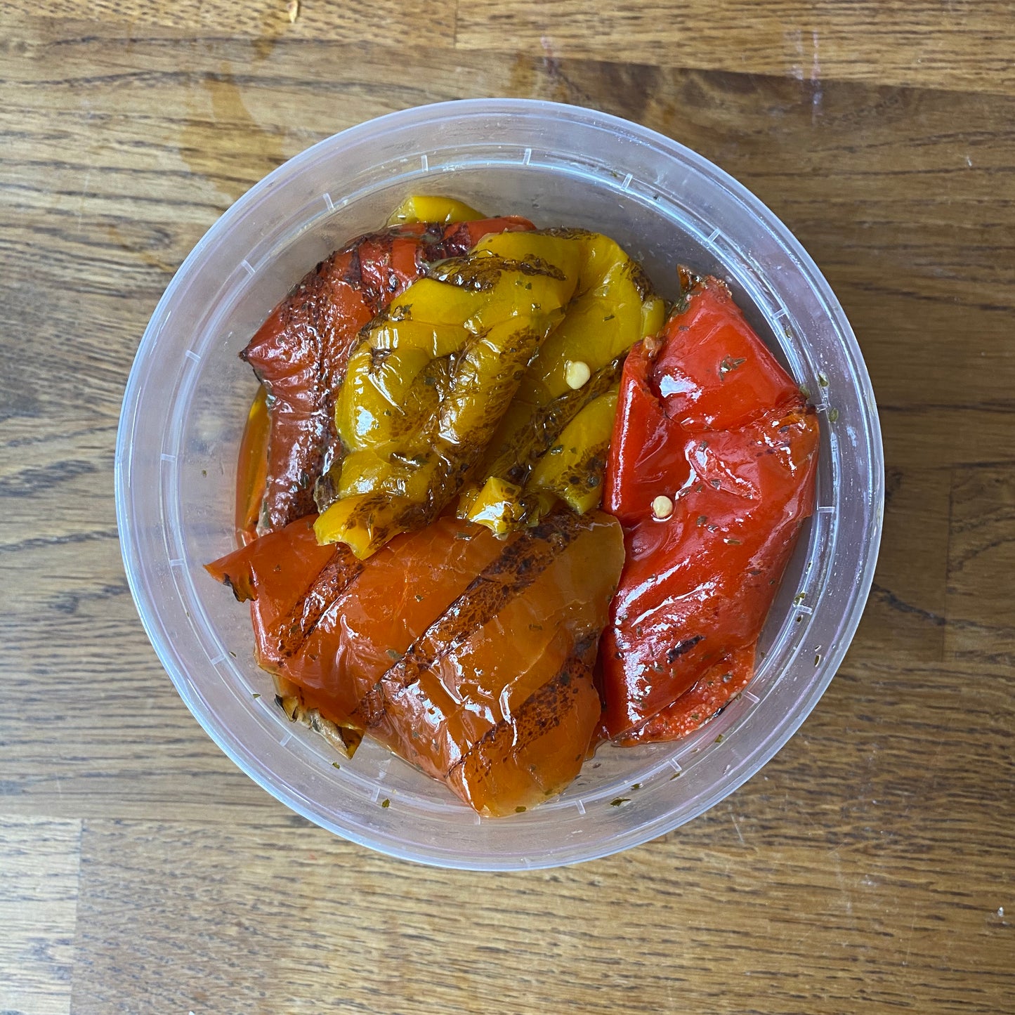 Grilled Sweet Peppers In Oil - Bulk