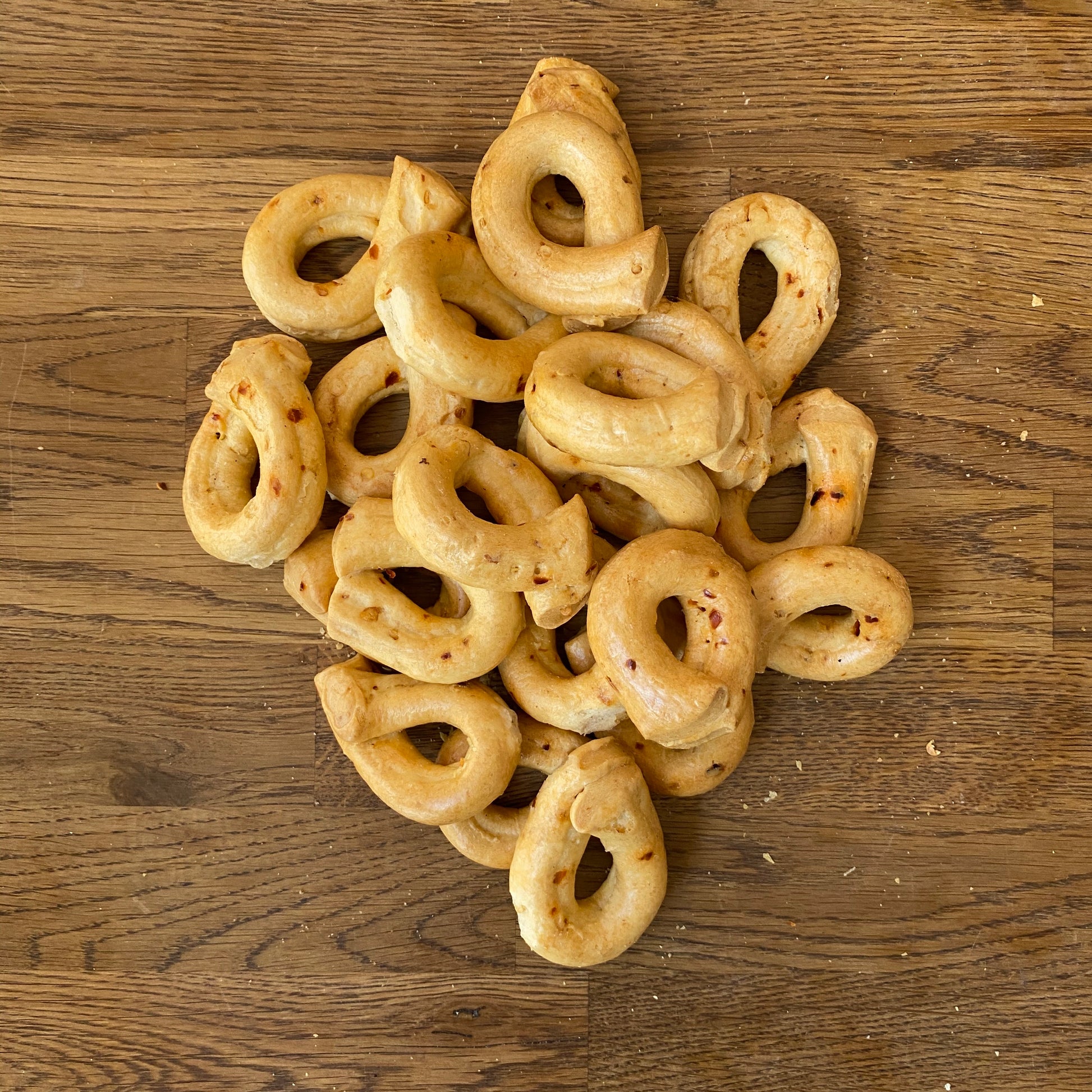 Spicy Taralli - Bulk - Prepackaged  - Approx 500g