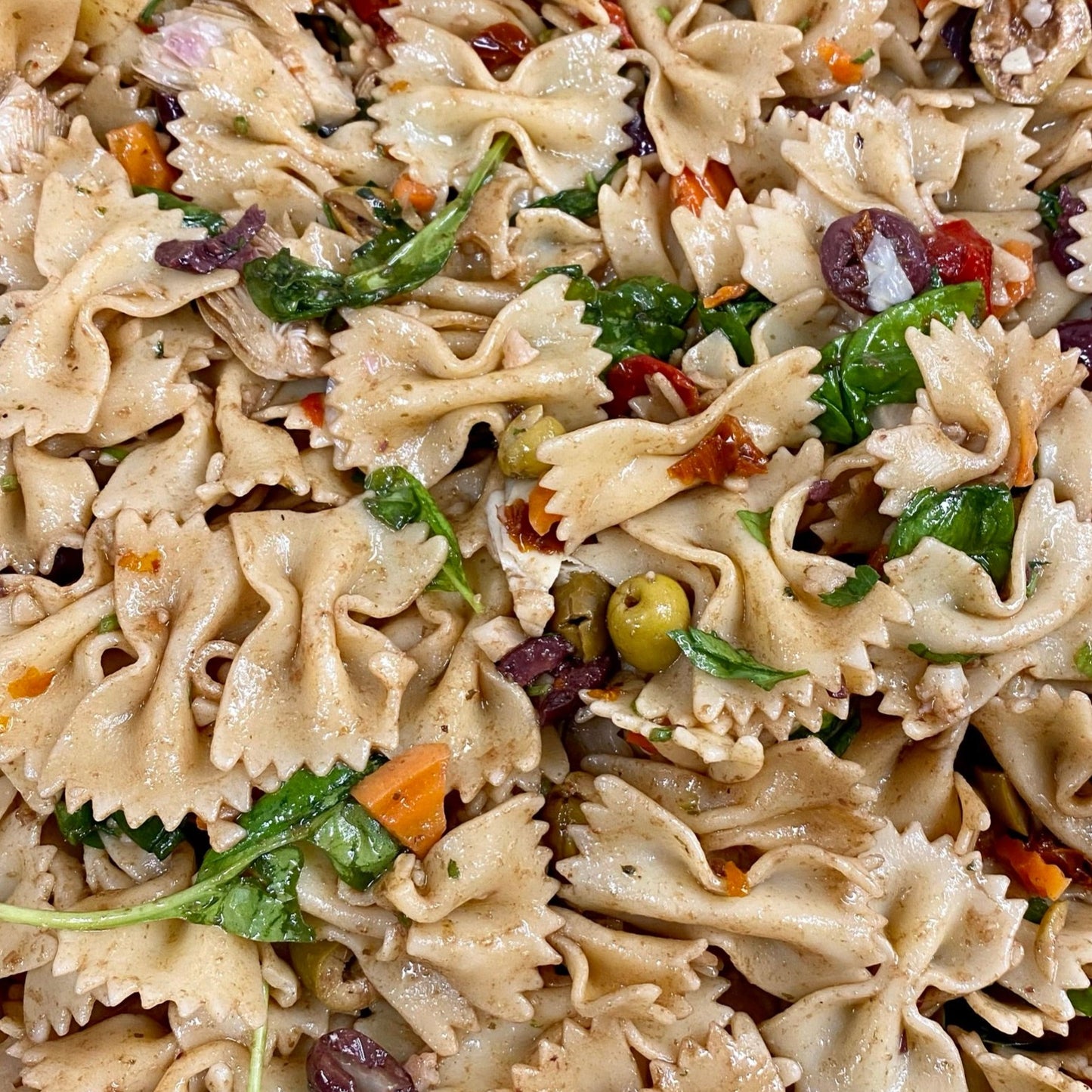 Spinach & Sun-Dried Tomato Bow-Tie Pasta Salad