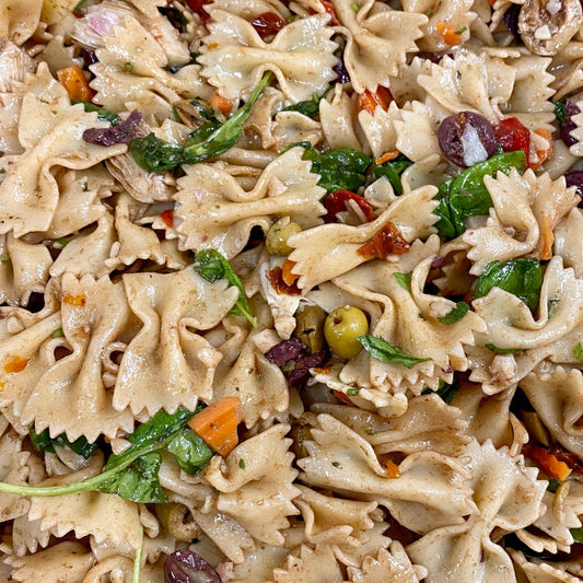 Spinach & Sun-Dried Tomato Bow-Tie Pasta Salad