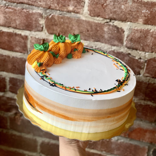 Pumpkin themed cake