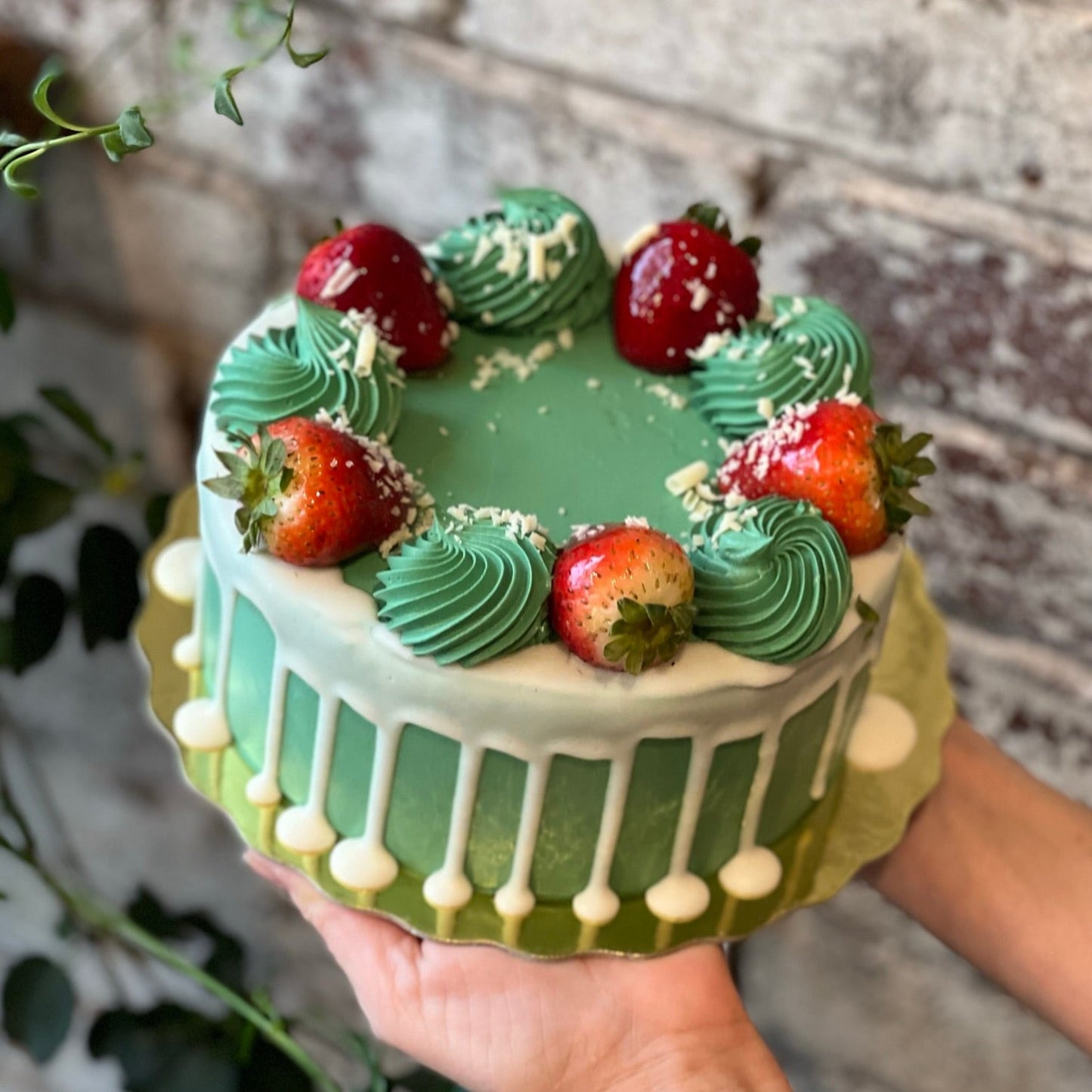 Easter Strawberry Delight Cake