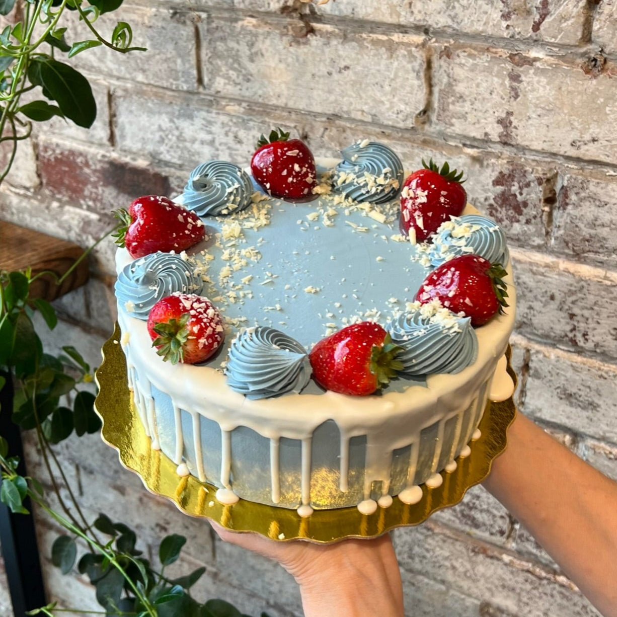 Easter Strawberry Delight Cake