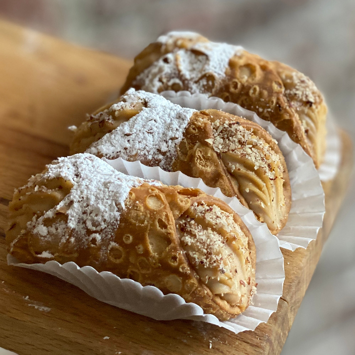 Hazelnut Cannoli