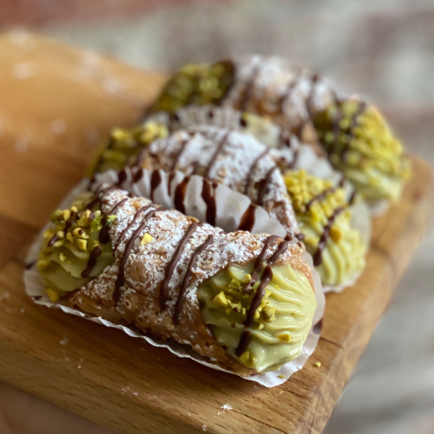 Pistachio Cannoli