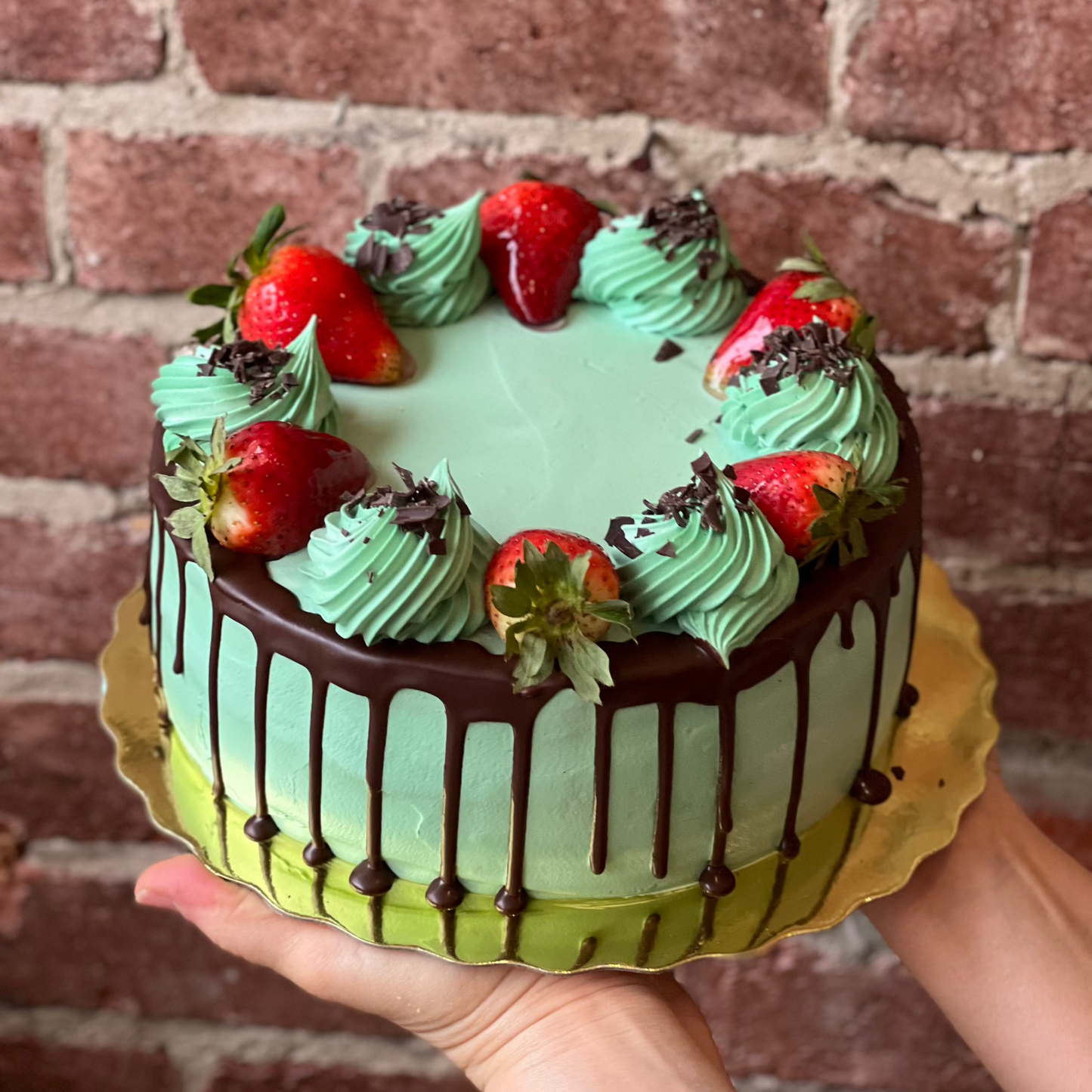Easter Strawberry Delight Cake