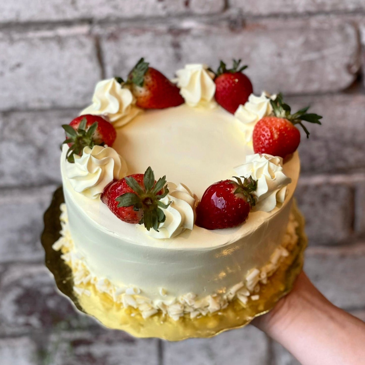 Easter Strawberry Delight Cake