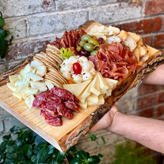 Live Edge Wood Charcuterie Board