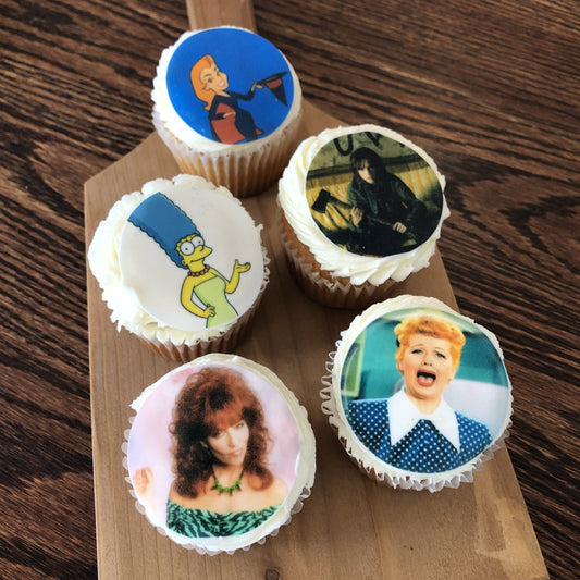 TV Mom Cupcakes - Mother's Day (Sets of 6)