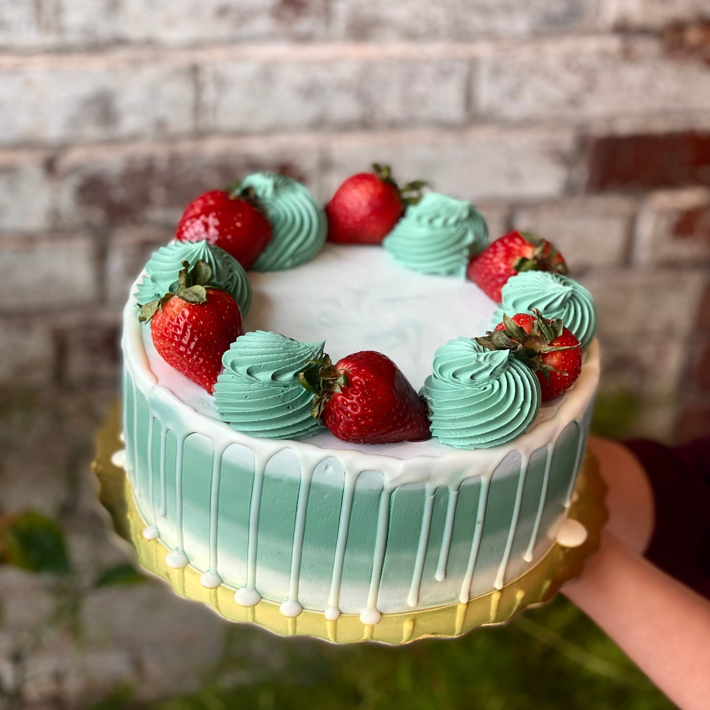 Easter Strawberry Delight Cake